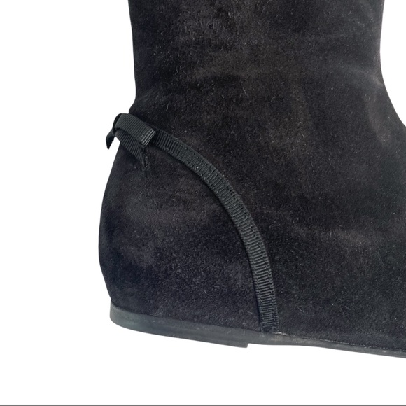 Salvatore Ferragamo Suede Over the Knee Boot | 9B - Picture 3 of 13